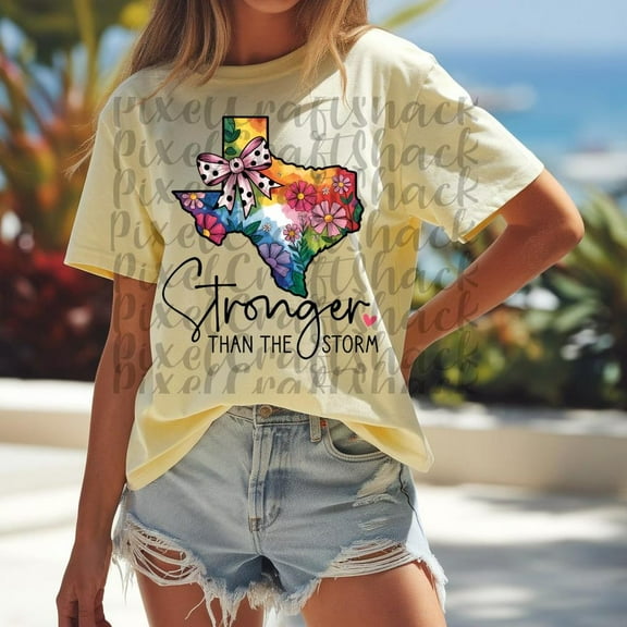 DOPASHIRT Stronger Than The Storm Shirt, Texas Strong Shirt, Texas State Shirt, Lonestar State, Support Texas, Texas Floods, Flood Relief, Unisex S-5XL Hot Trending Shirt, Vintage Birthday Gift