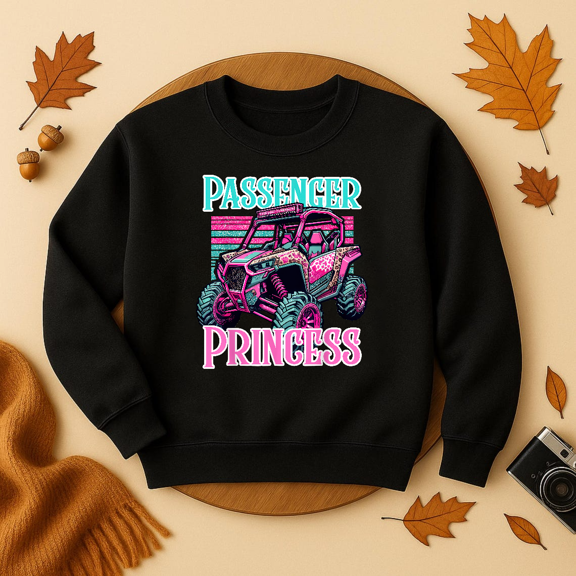 DOPASHIRT Sxs Utv Passenger Princess Offroad Adventure Sweatshirt Trendy Sweatshirt, Birthday Gift