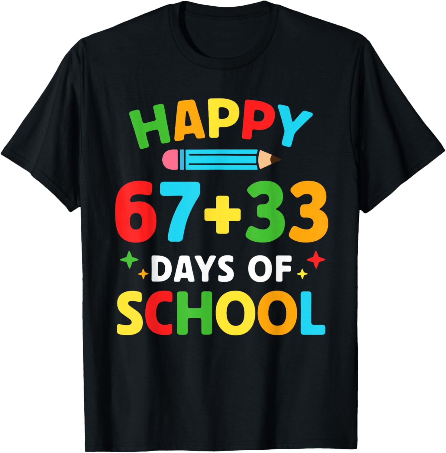 DOPASHIRT Teacher Math Formula 100 Days Of School Funny Math T-Shirt S ...