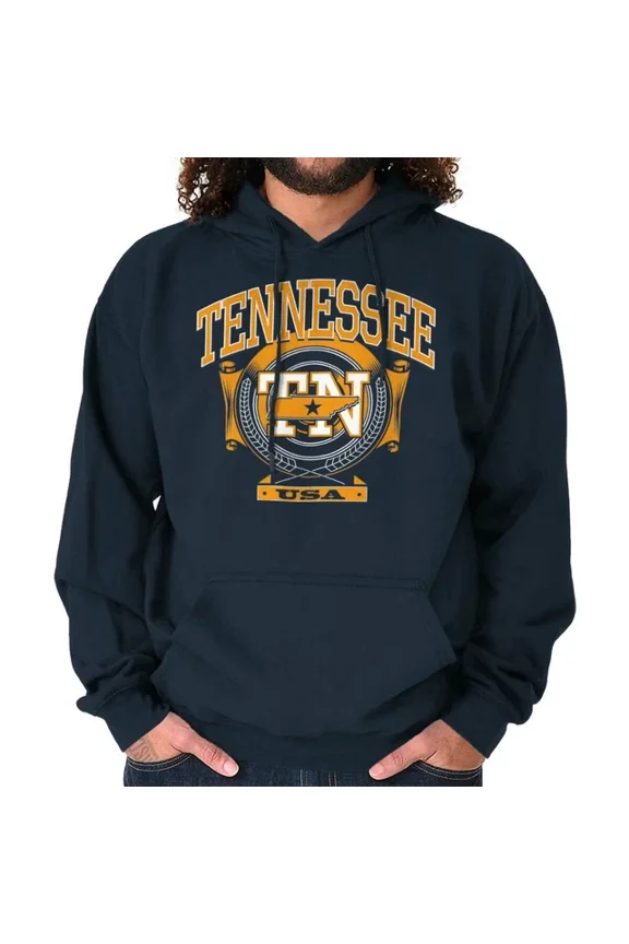 Tennessee Tn Usa State Map Shape Outline Hoodie Outdoor Hoodie, Trendy Hoodie, Birthday Gift