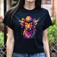 thumbnail image 1 of DOPASHIRT Texas Longhorn Color Splash T-Shirt Pink Texas Girl Tee H Unisex S-5XL Hot Trending Shirt, Vintage Birthday Gift, 1 of 4