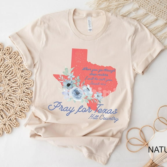 DOPASHIRT Texas Strong Flood, Hill Country Flooding Survivor, Guadalupe River Kerr County Kerrville Tee, Hill Country Strong, Pray For Texas Shirt Unisex S-5XL Hot Trending Shirt