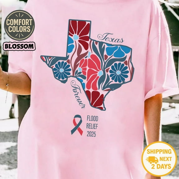 DOPASHIRT Texas Strong, Pray For Texas Shirt, Hill Country Flood Relief 2025, Rescuer Support, Support Texas Community, Patriotic Shirt Unisex S-5XL Hot Trending Shirt, Vintage Birthday Gift