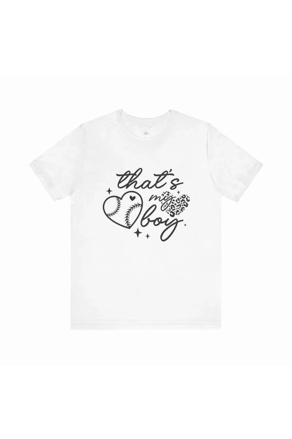 That'S My Baseball Black Font Short Sleeve Tee Unisex S-5XL Hot Trending Shirt, Vintage Birthday Gift