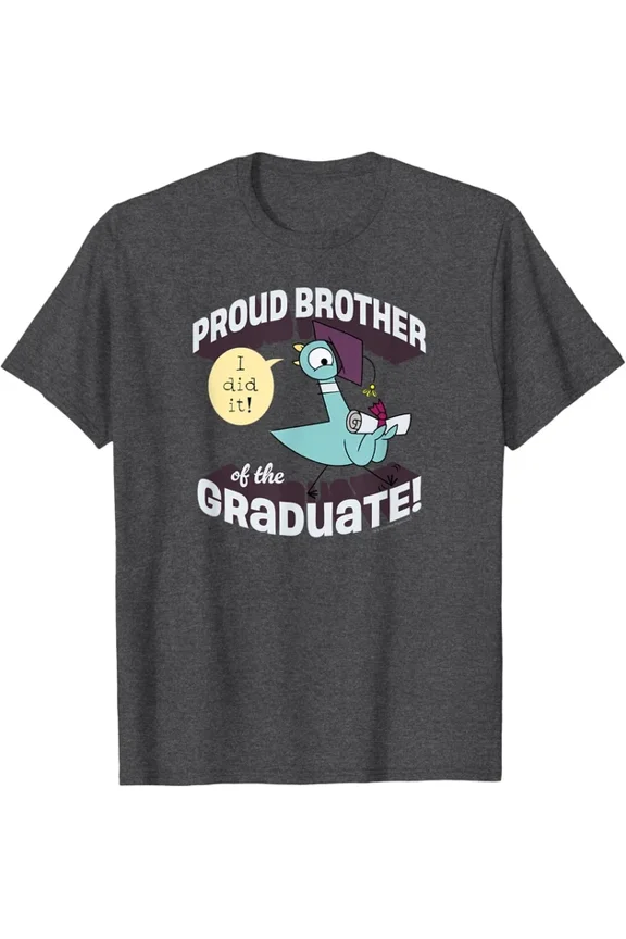 DOPASHIRT The Pigeon Proud Brother Of The Graduate T-Shirt Unisex S-5XL Hot Trending Shirt, Vintage Birthday Gift
