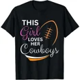 thumbnail image 1 of DOPASHIRT This Girl Loves Her Cowboy Cute Texas Dallas T-Shirt Unisex S-5XL Hot Trending Shirt, Vintage Birthday Gift, 1 of 4