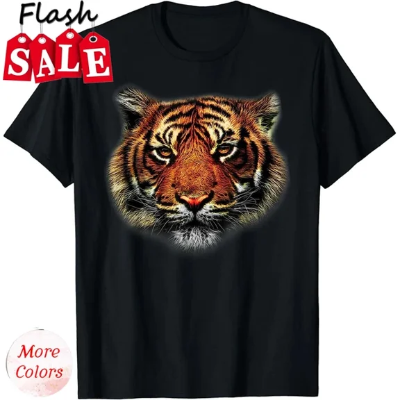 DOPASHIRT Tiger Eyes Animal Print Leo.Pard Cheetah Head Gift T-Shirt Unisex S-5XL Hot Trending Shirt, Vintage Birthday Gift