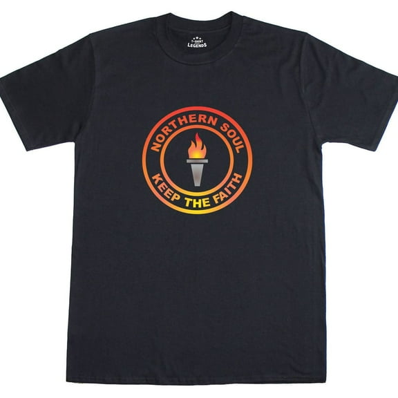 DOPASHIRT Torch Northern Soul Keep The Faith Logo Music Mens Cotton T-Shirt Unisex S-5XL Hot Trending Shirt, Vintage Birthday Gift
