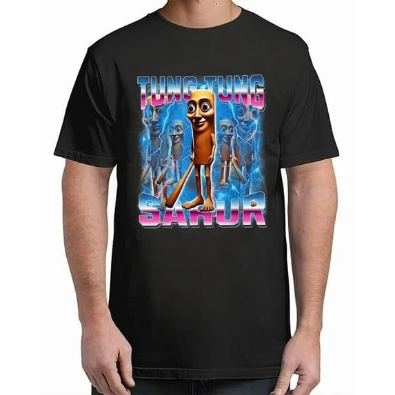 DOPASHIRT Tung-Tung-Sahur Italian-Brainrot Funny Gen Z Funny T-Shirt Unisex S-5XL Hot Trending Shirt, Vintage Birthday Gift