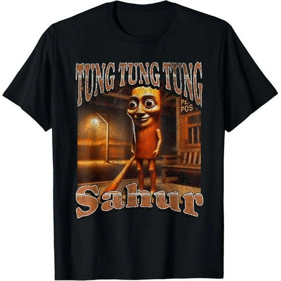DOPASHIRT Tung Tung Tung Sahur Italian Brainrot Funny Men Women T-Shirt Unisex S-5XL Hot Trending Shirt, Vintage Birthday Gift
