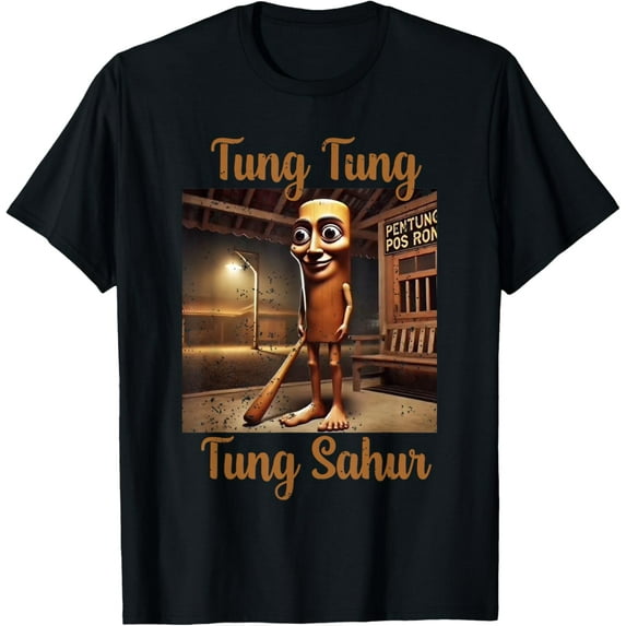 DOPASHIRT Tung Tung Tung Sahur Italian Brainrot T-Shirt Unisex S-5XL Hot Trending Shirt, Vintage Birthday Gift
