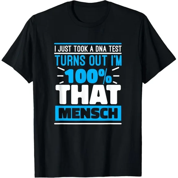 DOPASHIRT Turns Out I M 100 That Mensch Funny Hanukkah T-Shirt Unisex S-5XL Hot Trending Shirt, Vintage Birthday Gift