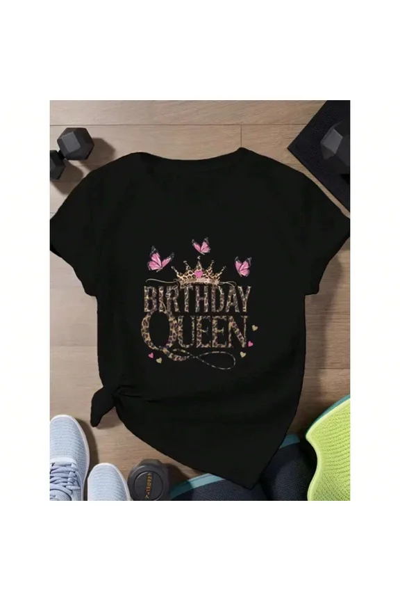 DOPASHIRT Unique Leo.Pard Print Birthday Pattern, Casual Short Sleeved T-Shirt Unisex S-5XL Hot Trending Shirt, Vintage Birthday Gift