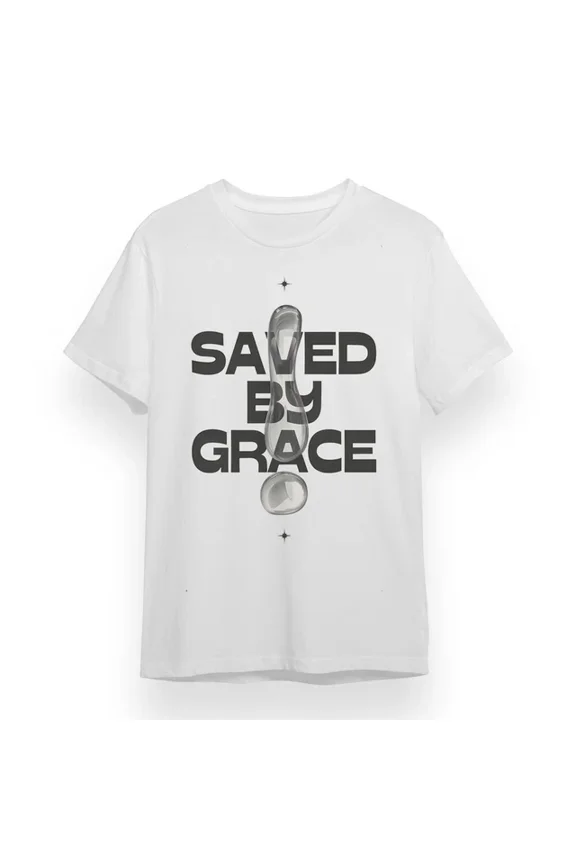 Unisex T-shirt With Saved By Grace Graphic Tee Unisex S-5XL Hot Trending Shirt, Vintage Birthday Gift