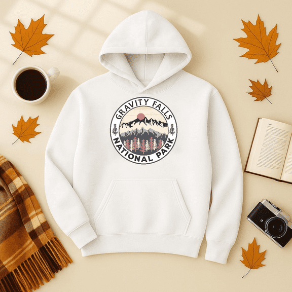 DOPASHIRT Vintage Gravity Falls National Park Classic Hoodie Outdoor Hoodie, Trendy Hoodie, Birthday Gift