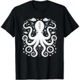 thumbnail image 1 of DOPASHIRT Vintage Octopus Retro Graphic Octopuses Design T-Shirt Unisex S-5XL Hot Trending Shirt, Vintage Birthday Gift, 1 of 3