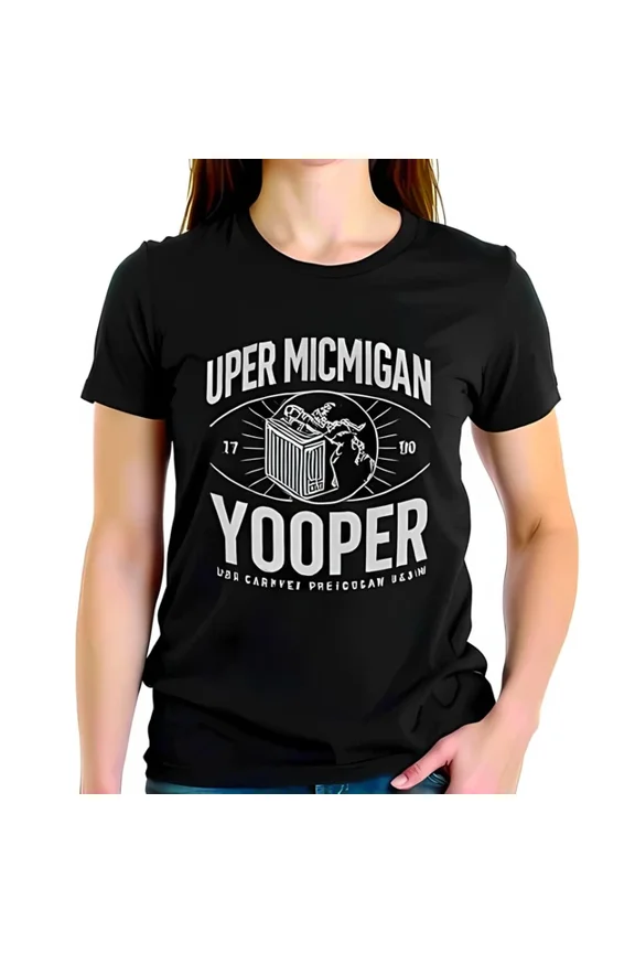 Vintage Yooper Cotton Short Sleeve T-Shirt - Retro Design Celebrating Unisex S-5XL Hot Trending Shirt, Vintage Birthday Gift
