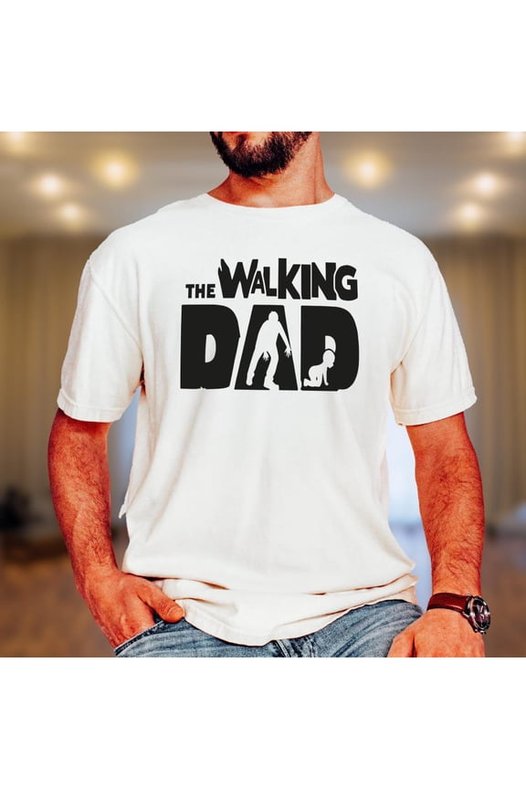 The Walking Dad Shirt, First Father'S Day Gift, New Dad T-Shirt, Cool Daddy And Me Matching Shirt Unisex S-5XL Hot Trending Shirt, Vintage Birthday Gift