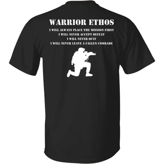 DOPASHIRT Warrior Ethos I Will Always Place The Mission First I Will Never Accept Defeat 8 Unisex S-5XL Hot Trending Shirt, Vintage Birthday Gift