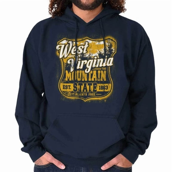 DOPASHIRT West Virginia Student Team Sports Wv Souvenir Hoodie Outdoor Hoodie, Trendy Hoodie, Birthday Gift