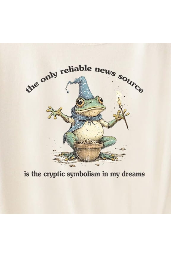 Wizard Frog Shirt. Funny Weirdcore Sayings Unique Tshirt Graphic T-Shirt. Gift Idea Unisex S-5XL Hot Trending Shirt, Vintage Birthday Gift