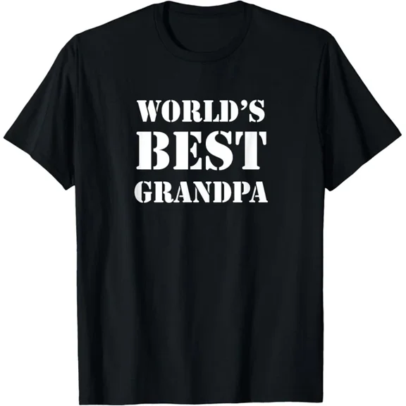 DOPASHIRT World'S Best Grandpa T Shirt Unisex S-5XL Hot Trending Shirt, Vintage Birthday Gift
