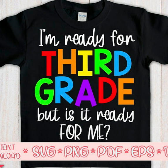 DOPASHIRT I'm ready for 3rd grade but is it ready for me Shirt, Third grade Shirt, First day of school Shirt, Back to school Shirt, Hello third grade Shirt Unisex S-5XL Hot Trending Shirt