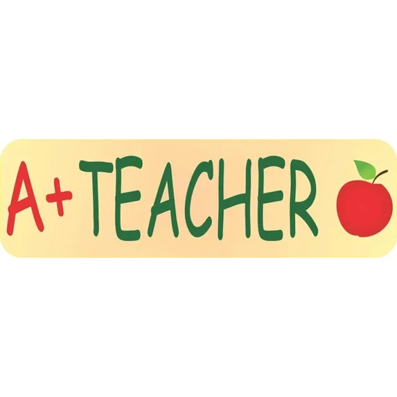 DOPASTICKER A+ Teacher Sticker Phone Sticker, Latop Sticker, Lover Gift ...