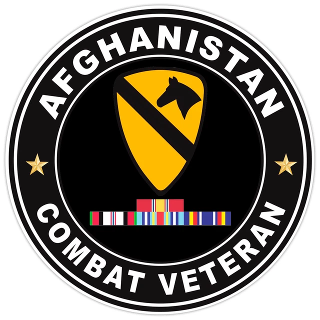 DOPASTICKER Afghanistan Combat Veteran Sticker Military Soldier Decal ...
