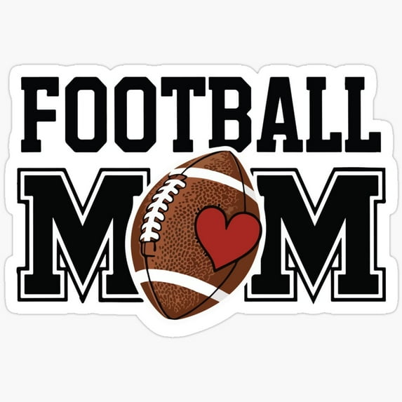 DOPASTICKER American Football Mom Game Day Supporter Mother'S Day ...