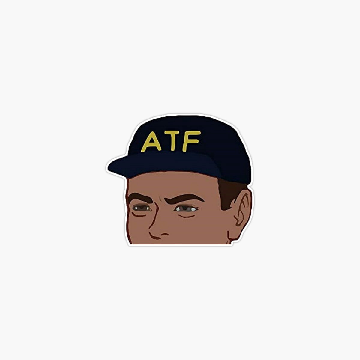 DOPASTICKER Atf Guy Peeker Sticker, Phone Sticker Car Stickers ...