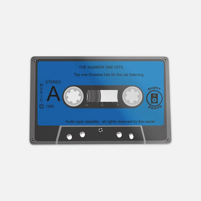 DOPASTICKER Audio Cassette Super Sound Music Stereo Sticker Decal Phone ...