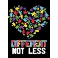 thumbnail image 2 of Autism Awareness Puzzle Skull Decal Sticker - 3M Vinyl - Red - Car Truck Window Bumper 2 of 6