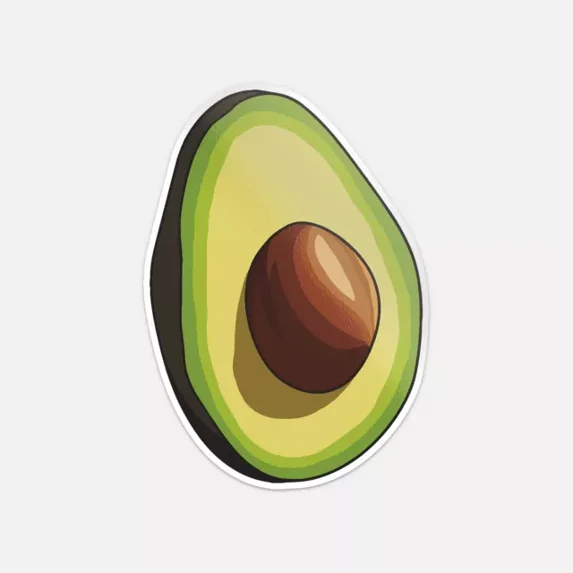 DOPASTICKER Avocado Part 1 Sticker Decal Phone Decal Water Bottle ...