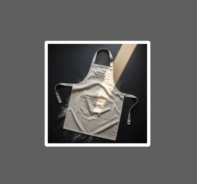 DOPASTICKER Baking Memories Sticker Baker Apron Cooking Kitchen Love ...