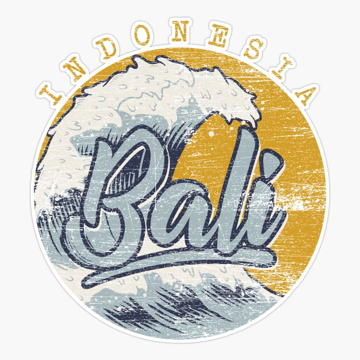 DOPASTICKER Bali Asia Sticker, Phone Sticker Water Bottle Sticker Car ...