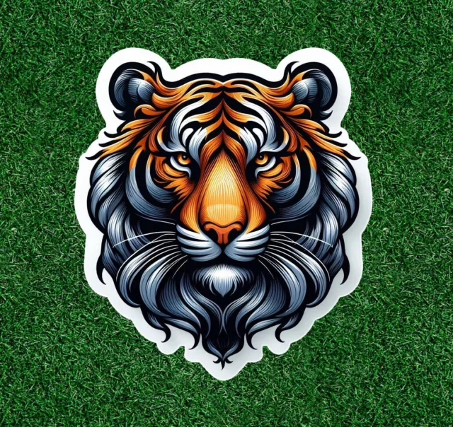 DOPASTICKER Beautiful Bengal Tiger Sticker Decal Phone Decal Water ...