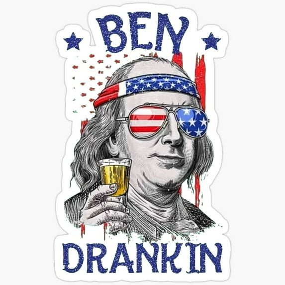 4th of july party car decal