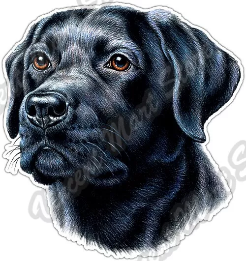 Bluegrass Decals "Lab Mom" Labrador Dog Breed Decal - 7.5x3.5 Inches, Premium 7-Year Vinyl, Weatherproof