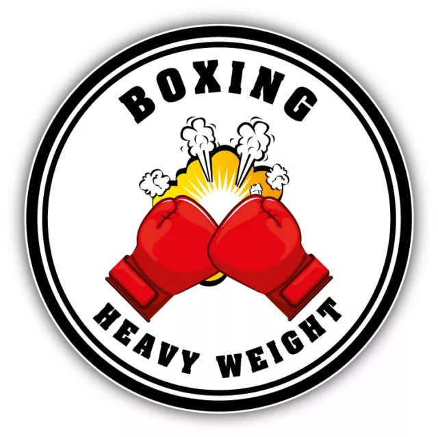 DOPASTICKER Boxing Heavy Weight Sticker Decal Phone Decal Water Bottle ...