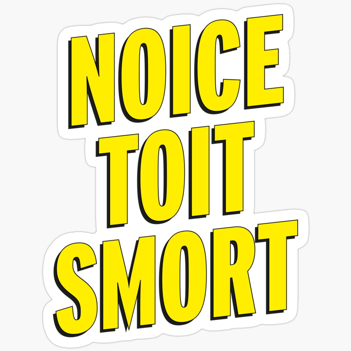 CENWA Portachiavi Ispirato A Brooklyn Nine Nine Con Incisione 'Noice Toit Smort' - Acciaio Inox