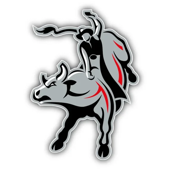 DOPASTICKER Bull Rider Car Sticker Phone Decal Water Bottle Stickers ...