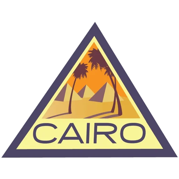 DOPASTICKER Cairo Egypt Travel Pyramid Sticker Decal Phone Decal Water ...