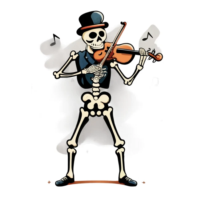 Skeleton Sticker Android DOPASTICKER Car Sticker Skeletons Horror Sticker Phone Sticker, Latop ...