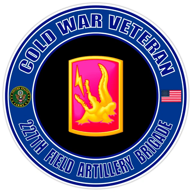 DOPASTICKER Cold War Veteran 227Th Field Artillery Brigade Sticker ...
