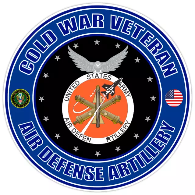 DOPASTICKER Cold War Veteran Air Defense Artillery Sticker Military ...