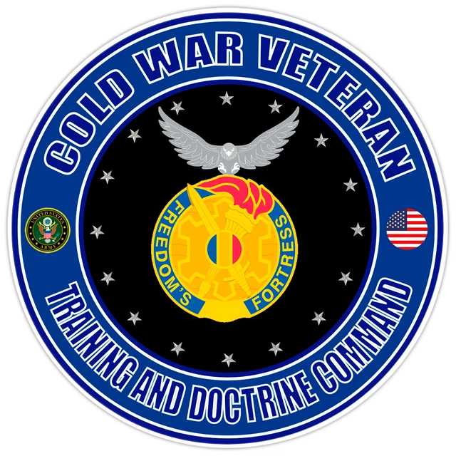 DOPASTICKER Cold War Veteran Training And Doctrine Command Sticker ...
