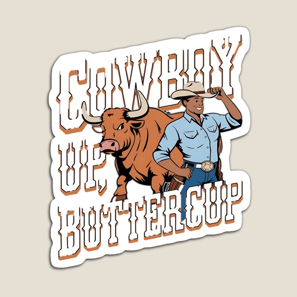 DOPASTICKER Cowboy Up Buttercup - Rodeo Is My Sport - The Original ...