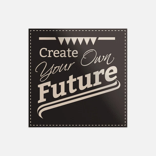 DOPASTICKER Create Your Own Future Retro Sticker Decal Phone Decal ...