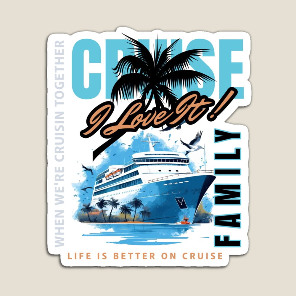 DOPASTICKER Cruise Family - Arround The World Cruise - First Time ...